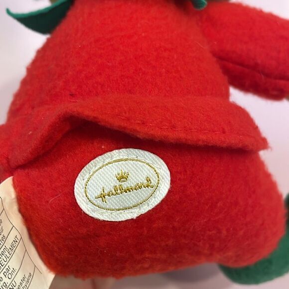 Vintage Hallmark Christmas Bear Plush Santas Helper Elf 7” Excellent Used Condi… - Picture 6 of 8